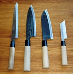 4 pieces kitchen knives set