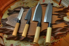 4 pieces lefted kitchen knives set