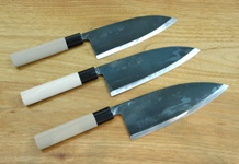 Kurouchi Sakekiri knives